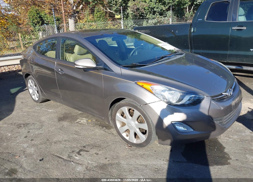 2011 HYUNDAI ELANTRA LIMITED VIN: 5NPDH4AE2BH009607