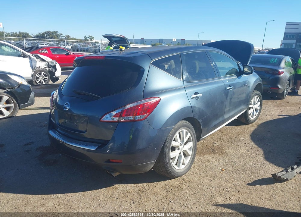 2013 NISSAN MURANO S VIN: JN8AZ1MU1DW212832