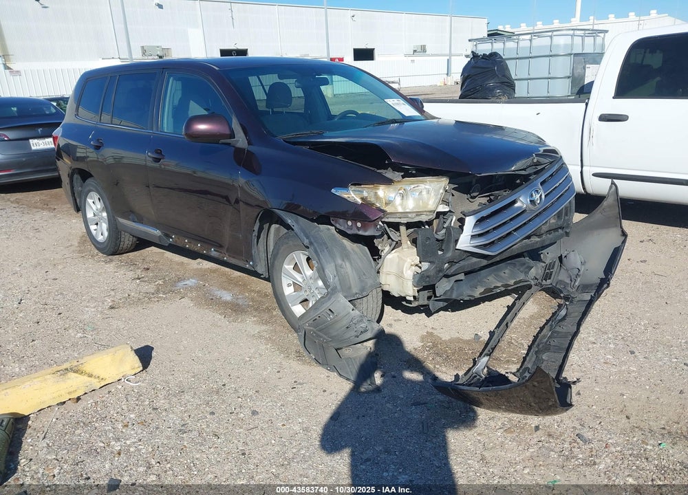2013 TOYOTA HIGHLANDER VIN: 5TDZA3EH3DS046624