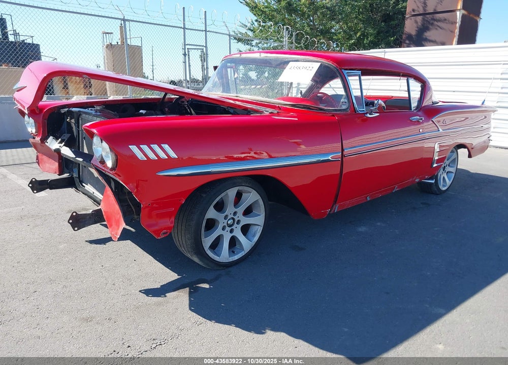 1958 CHEVEROLET IMPALA VIN: F58S206598
