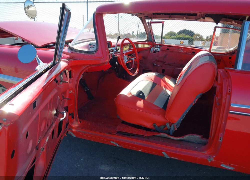 1958 CHEVEROLET IMPALA VIN: F58S206598