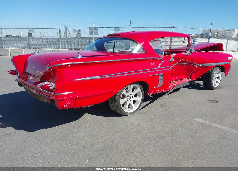 1958 CHEVEROLET IMPALA VIN: F58S206598