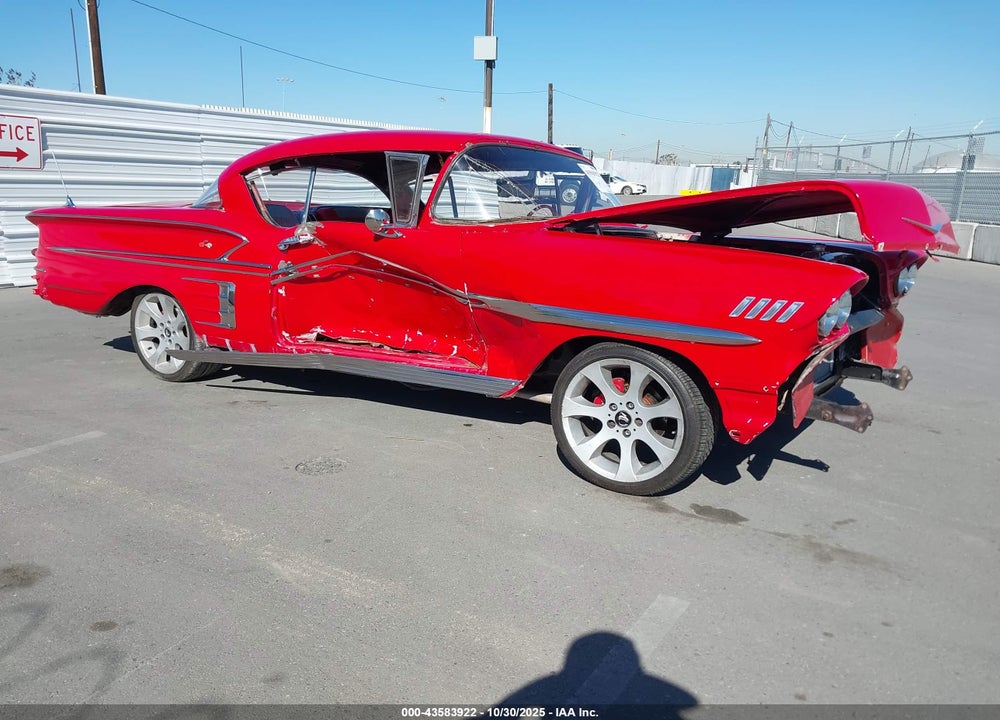 1958 CHEVEROLET IMPALA VIN: F58S206598