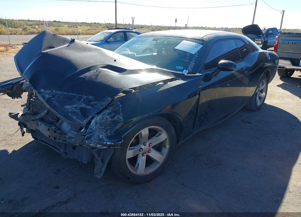 2012 DODGE CHALLENGER SXT VIN: 2C3CDYAG6CH232201