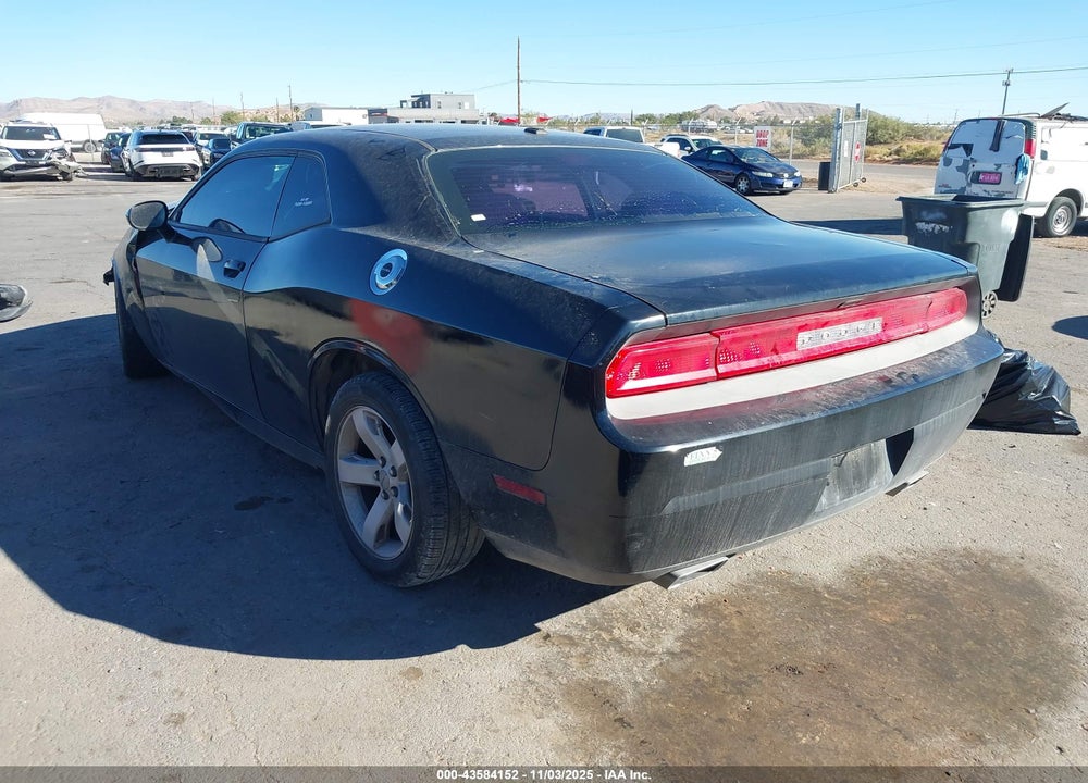 2012 DODGE CHALLENGER SXT VIN: 2C3CDYAG6CH232201