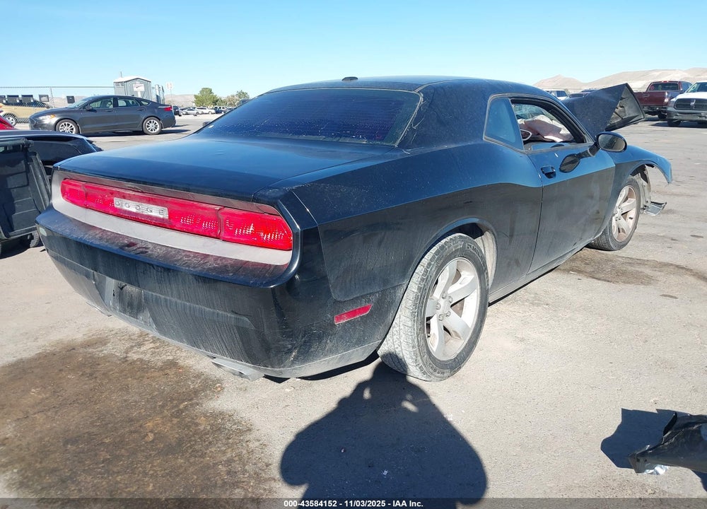 2012 DODGE CHALLENGER SXT VIN: 2C3CDYAG6CH232201