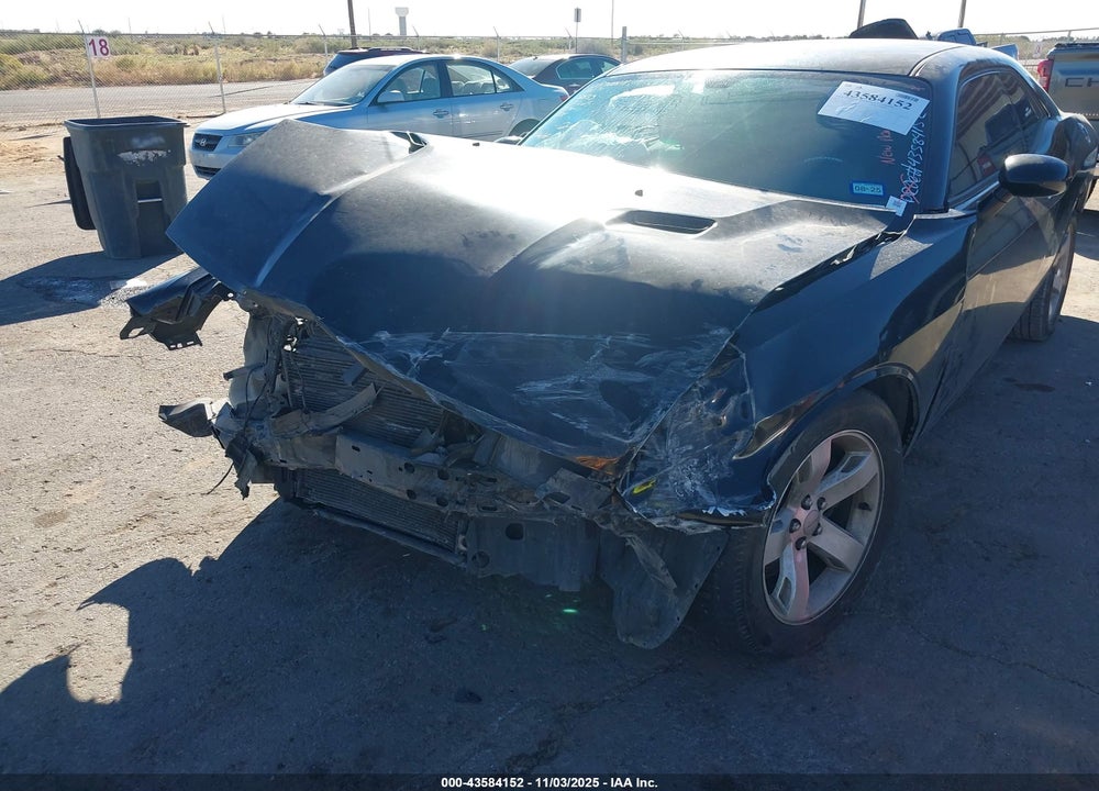 2012 DODGE CHALLENGER SXT VIN: 2C3CDYAG6CH232201