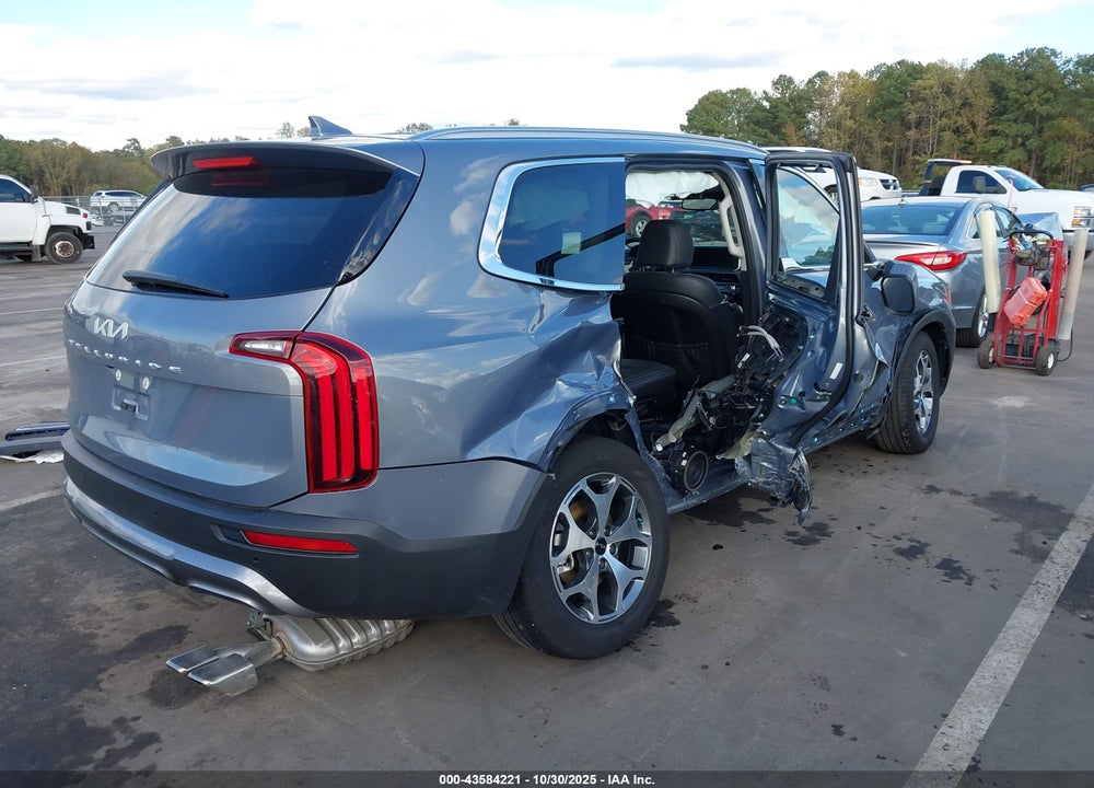 2022 KIA TELLURIDE EX VIN: 5XYP34HC6NG307122