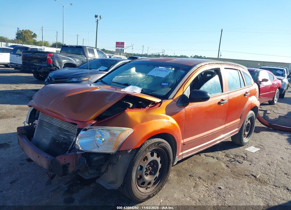 2007 DODGE CALIBER SXT VIN: 1B3HB48B27D590250