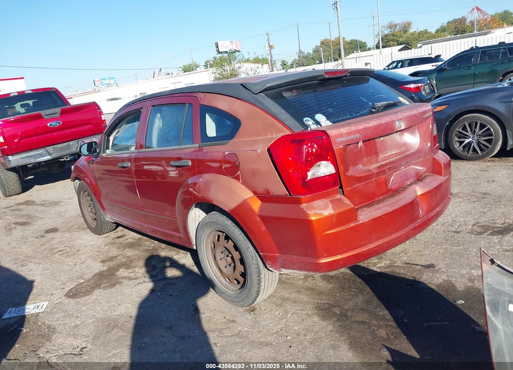 2007 DODGE CALIBER SXT VIN: 1B3HB48B27D590250