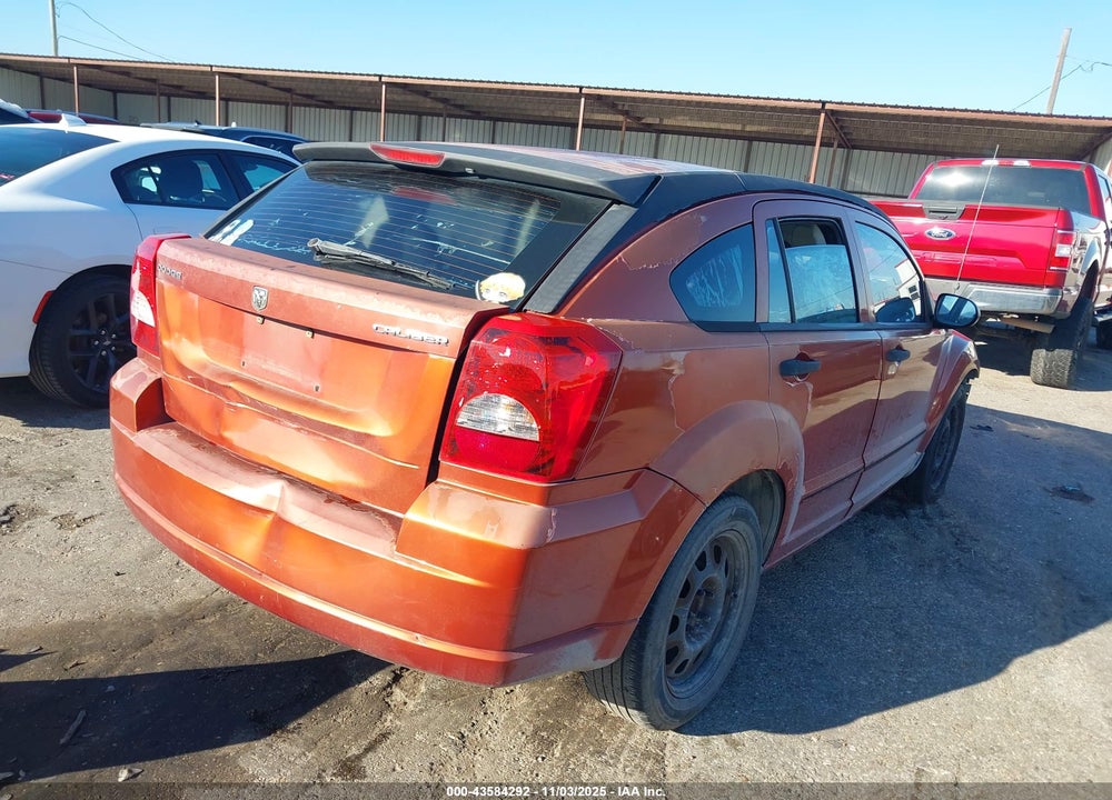 2007 DODGE CALIBER SXT VIN: 1B3HB48B27D590250