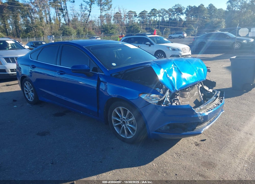2017 FORD FUSION SE VIN: 3FA6P0H7XHR392834
