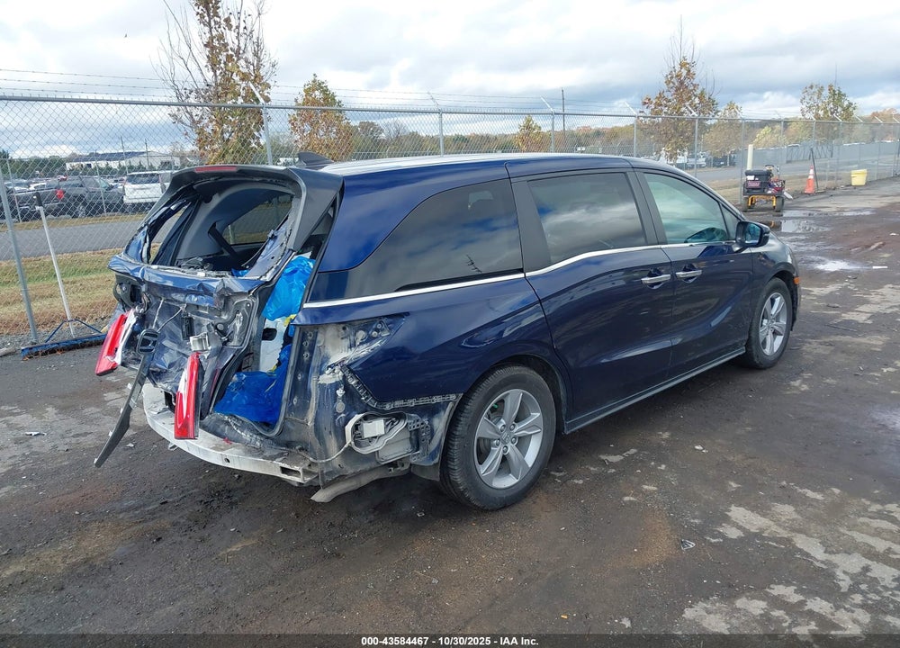 2020 HONDA ODYSSEY EX-L/EX-L W/NAVI RES VIN: 5FNRL6H70LB040717