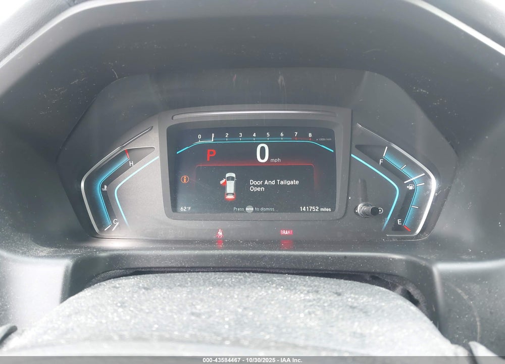 2020 HONDA ODYSSEY EX-L/EX-L W/NAVI RES VIN: 5FNRL6H70LB040717