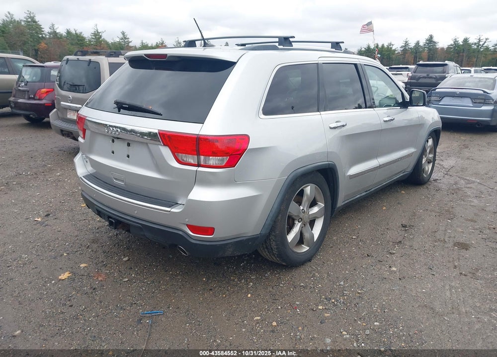 2011 JEEP GRAND CHEROKEE VIN: 1J4RR6GT1BC727207