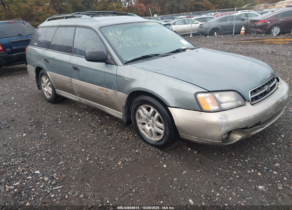 2002 SUBARU OUTBACK VIN: 4S3BH665826655045