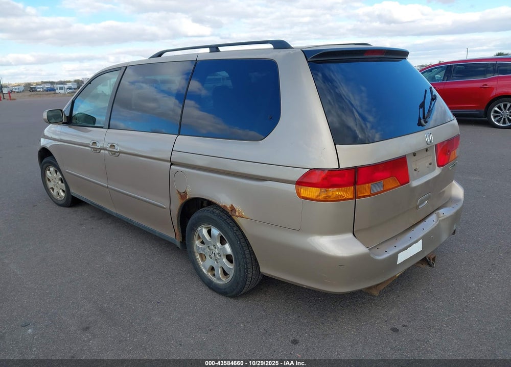 2002 HONDA ODYSSEY EX-L VIN: 2HKRL18072H589529