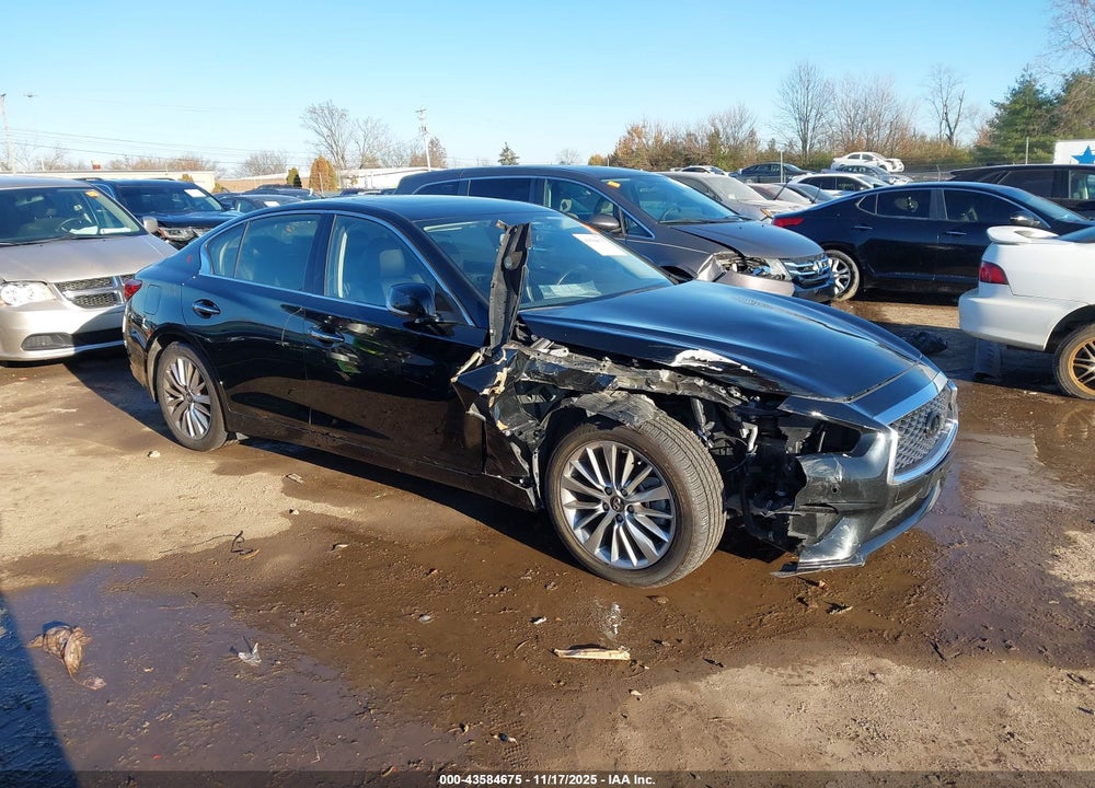 2021 INFINITI Q50 LUXE AWD VIN: JN1EV7BR7MM756115