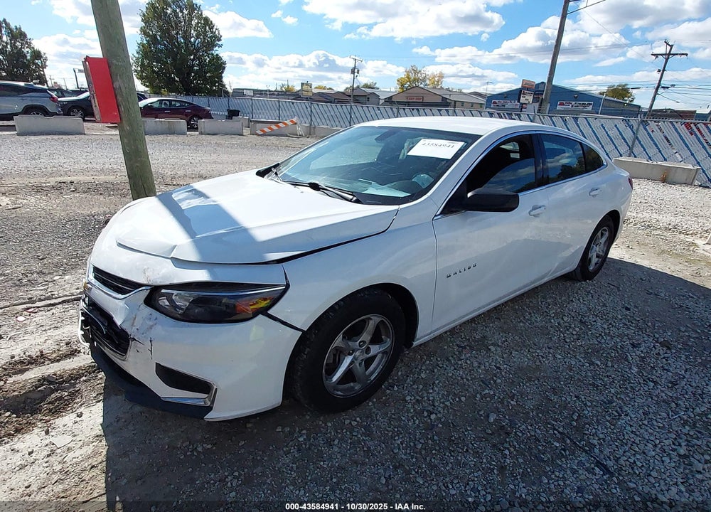2016 CHEVROLET MALIBU 1FL VIN: 1G1ZC5ST3GF252571