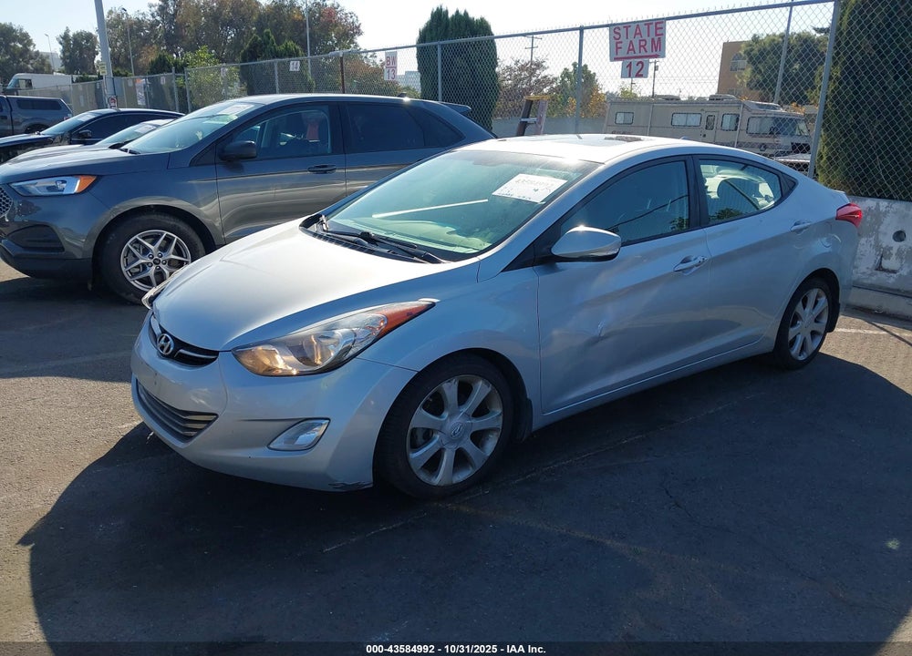 2013 HYUNDAI ELANTRA LIMITED VIN: 5NPDH4AE7DH415532