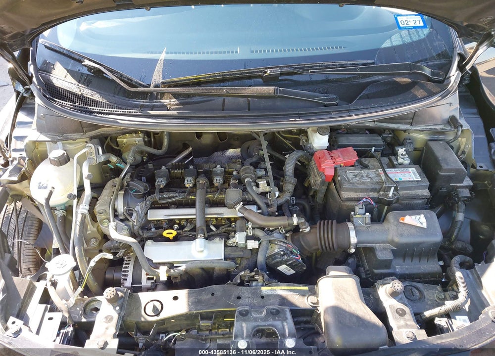 2025 NISSAN VERSA 1.6 S+ VIN: 3N1CN8DV7SL819440