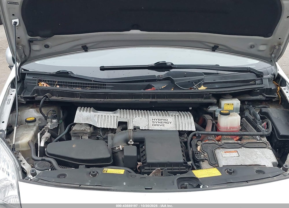 2011 TOYOTA PRIUS THREE VIN: JTDKN3DU9B1367257