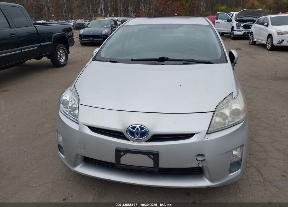 2011 TOYOTA PRIUS THREE VIN: JTDKN3DU9B1367257