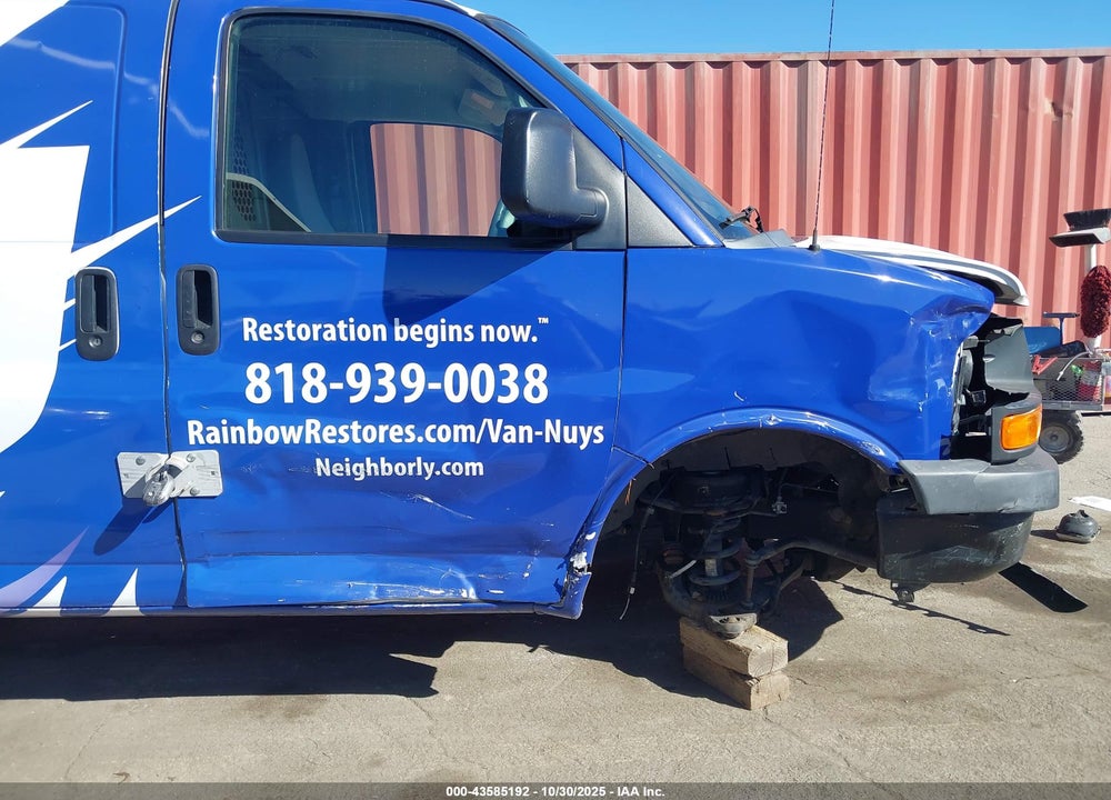 2012 CHEVROLET EXPRESS 3500 WORK VAN VIN: 1GCZGUBGXC1153438