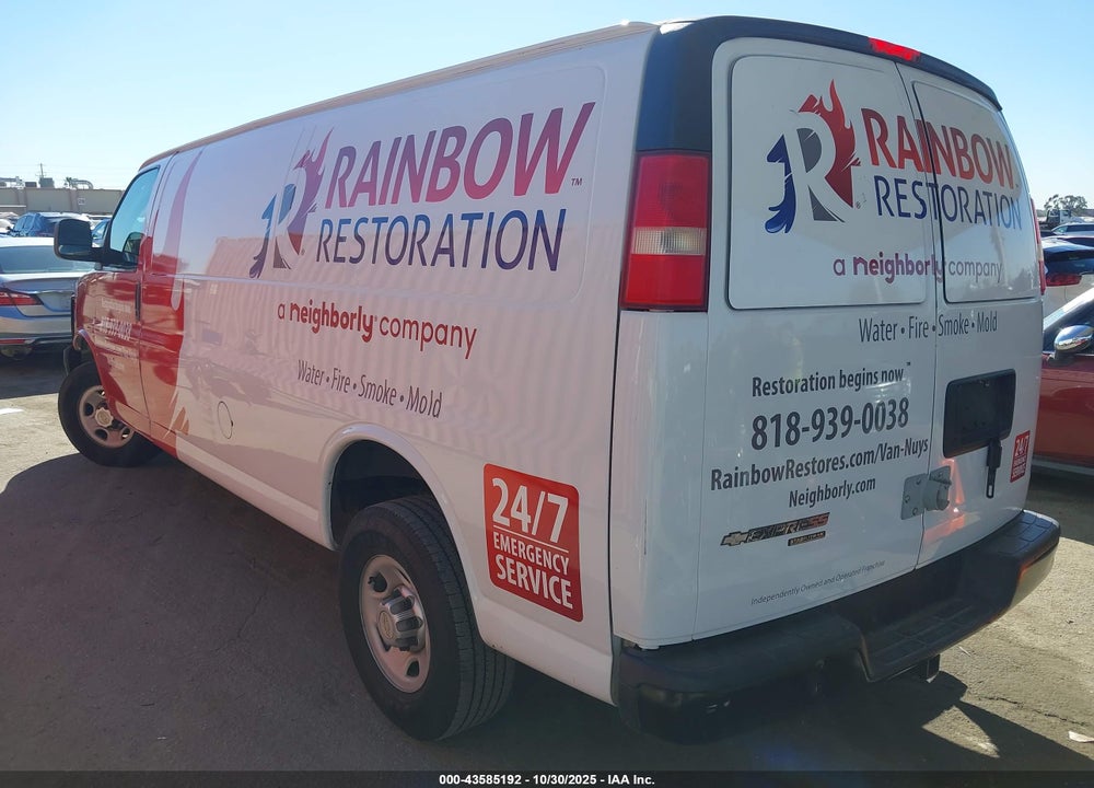 2012 CHEVROLET EXPRESS 3500 WORK VAN VIN: 1GCZGUBGXC1153438