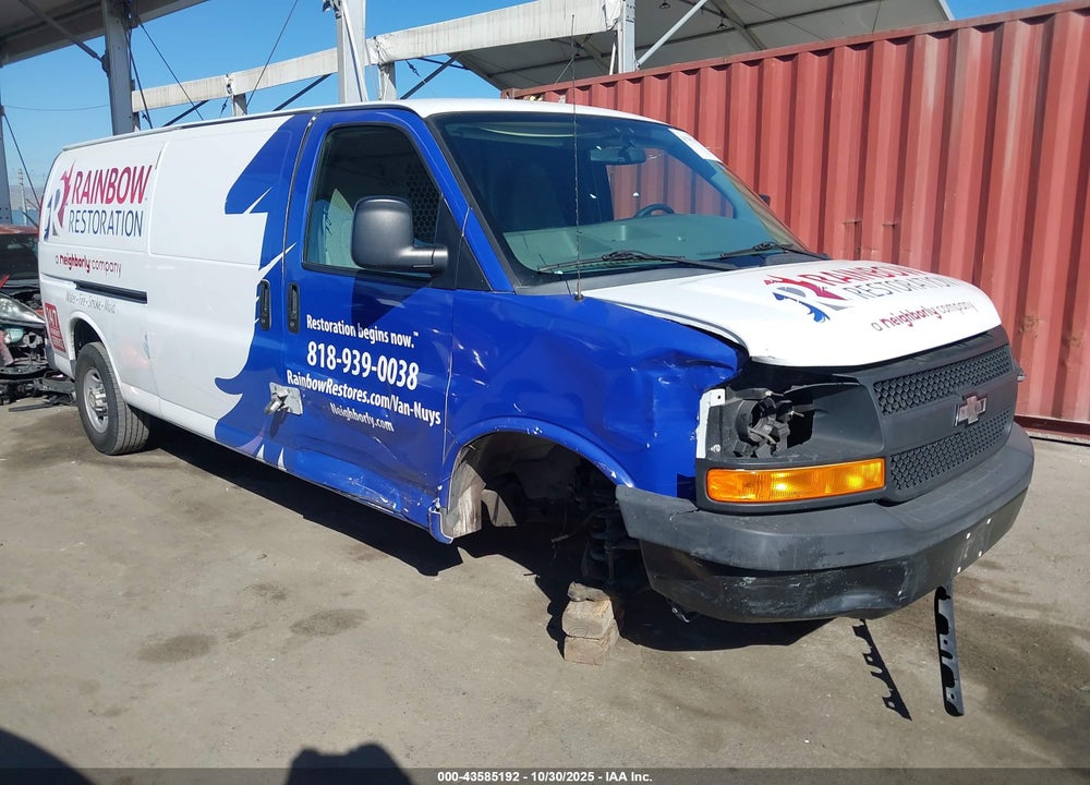 2012 CHEVROLET EXPRESS 3500 WORK VAN VIN: 1GCZGUBGXC1153438