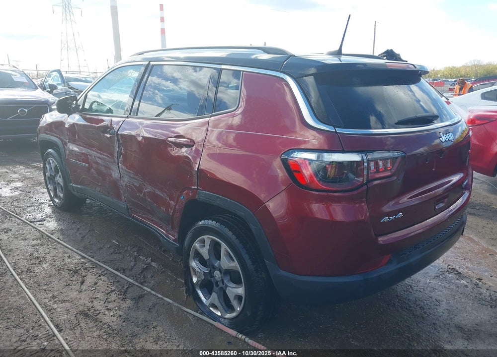 2021 JEEP COMPASS LIMITED 4X4 VIN: 3C4NJDCB8MT549915