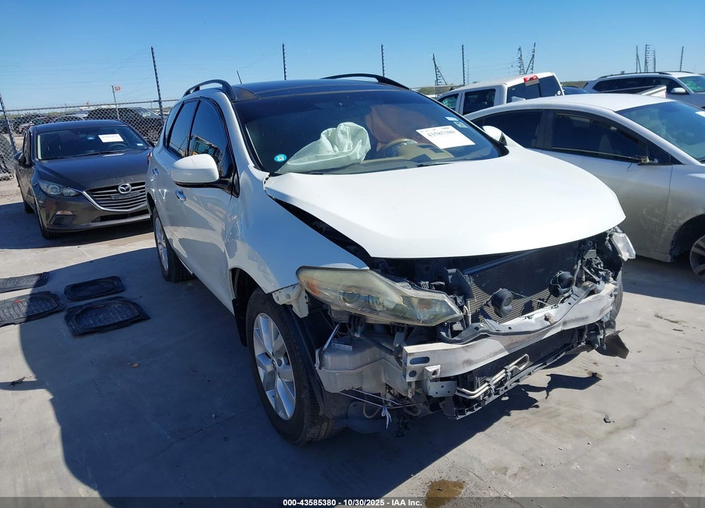 2011 NISSAN MURANO SL VIN: JN8AZ1MU7BW066093