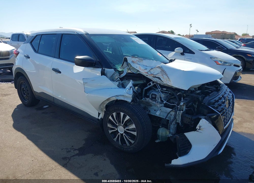 2021 NISSAN KICKS S XTRONIC CVT VIN: 3N1CP5BV4ML496740