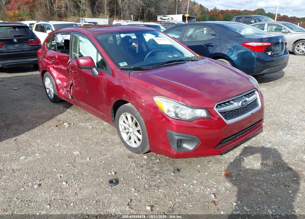 2013 SUBARU IMPREZA 2.0I PREMIUM VIN: JF1GPAB62DH848248