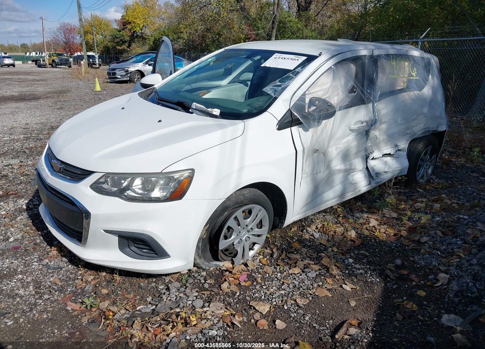 2017 CHEVROLET SONIC LT AUTO VIN: 1G1JG6SH1H4148936
