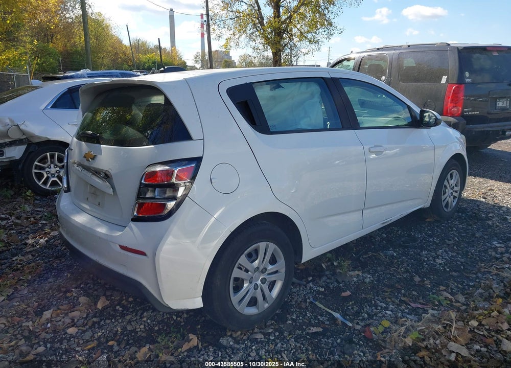 2017 CHEVROLET SONIC LT AUTO VIN: 1G1JG6SH1H4148936