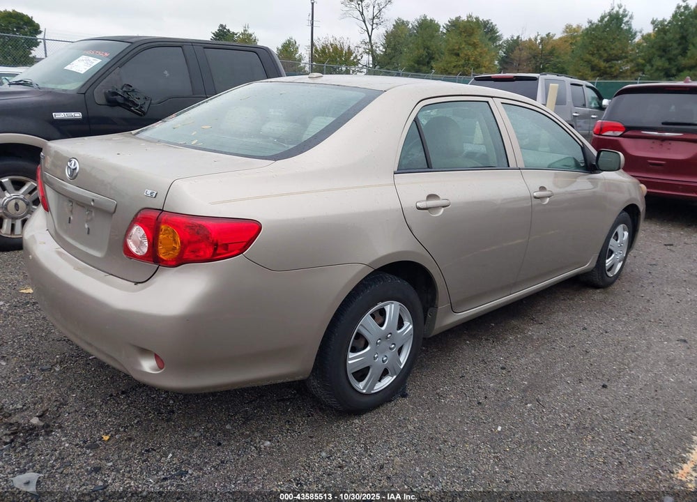 2009 TOYOTA COROLLA VIN: 2T1BU40E39C164460