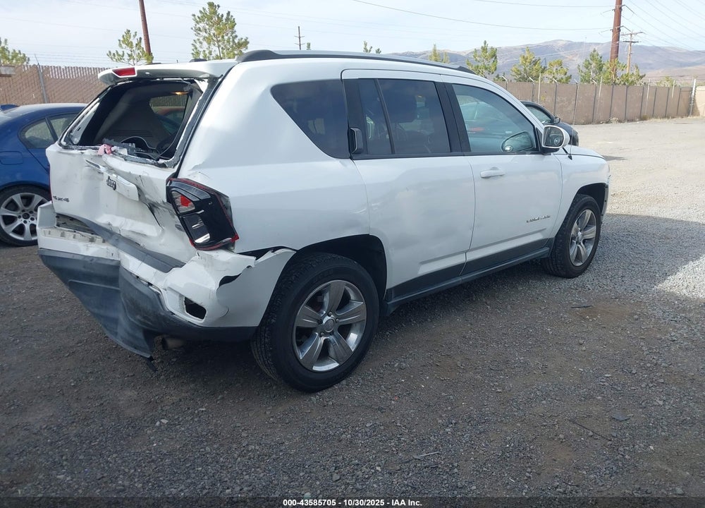 2017 JEEP COMPASS LATITUDE 4X4 VIN: 1C4NJDEB1HD104621