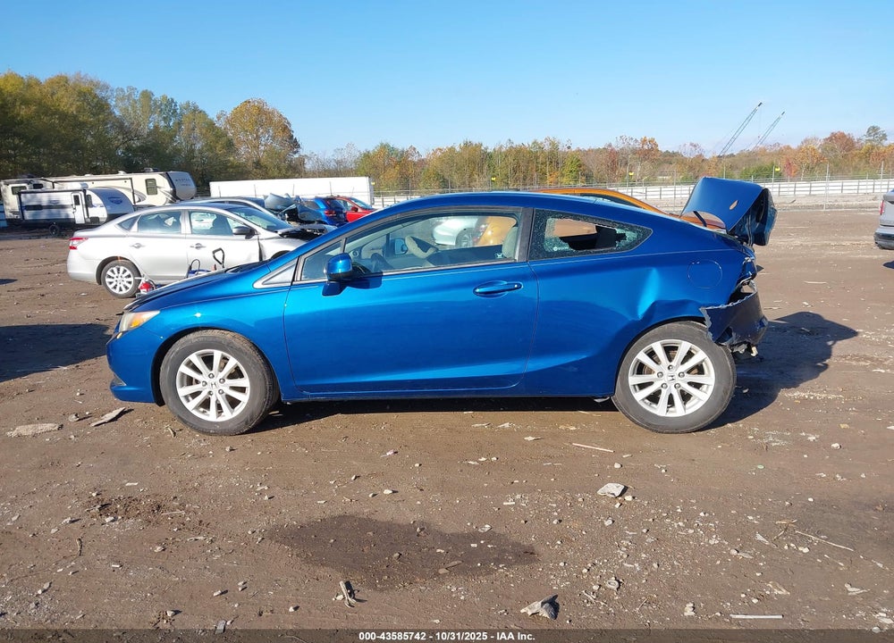2012 HONDA CIVIC VIN: 2HGFG3B86CH547432
