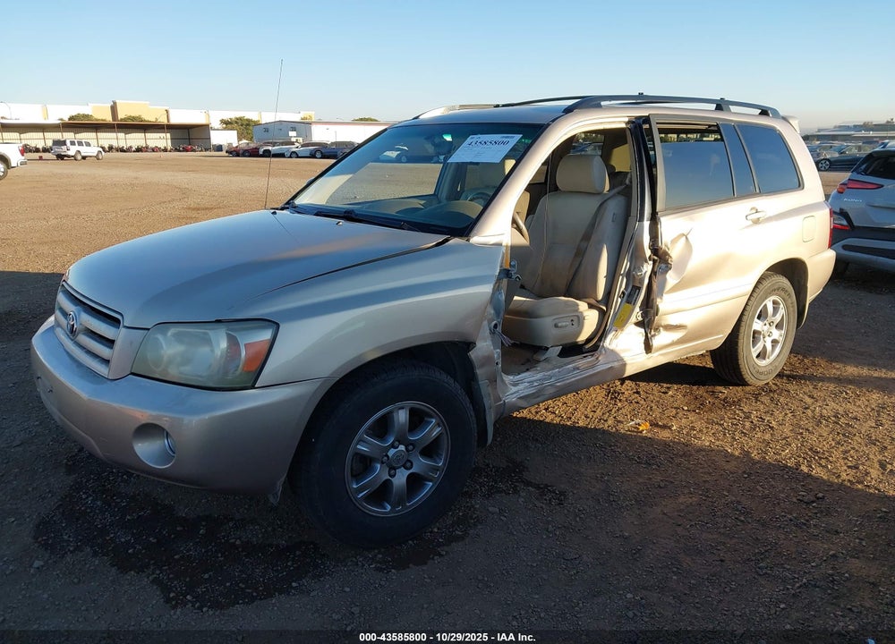 2005 TOYOTA HIGHLANDER V6 VIN: JTEGP21AX50050694