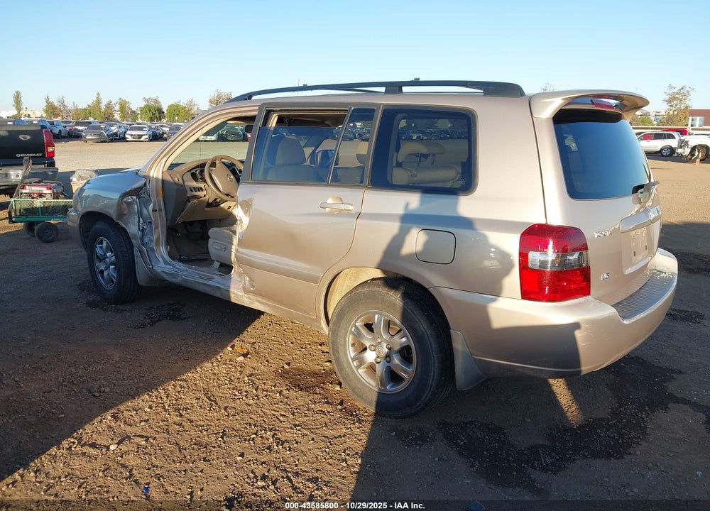 2005 TOYOTA HIGHLANDER V6 VIN: JTEGP21AX50050694