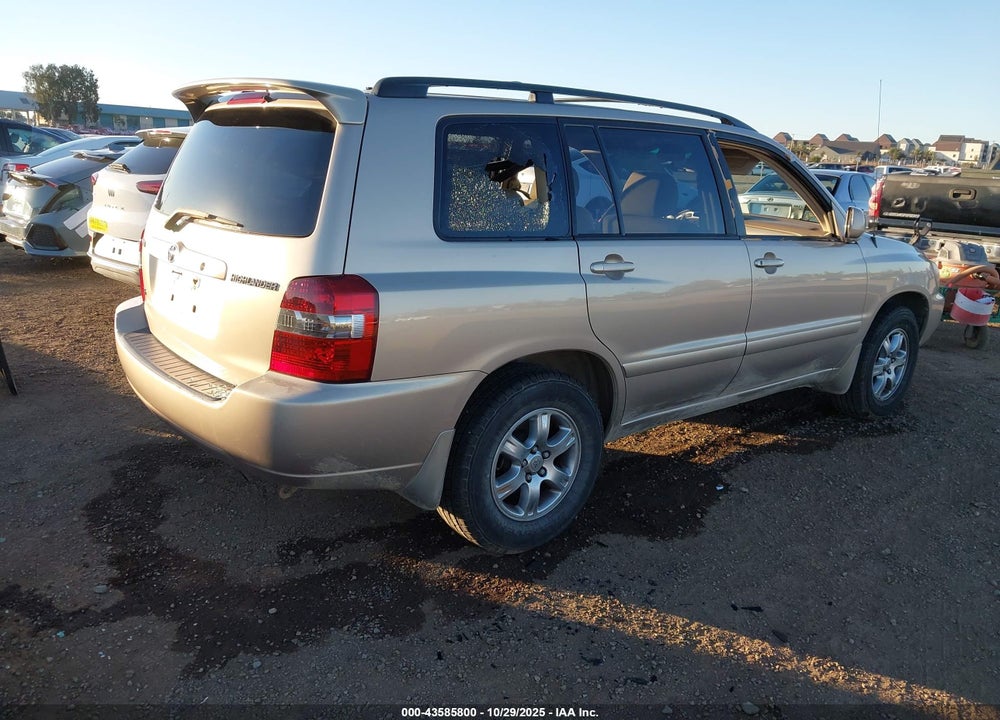 2005 TOYOTA HIGHLANDER V6 VIN: JTEGP21AX50050694