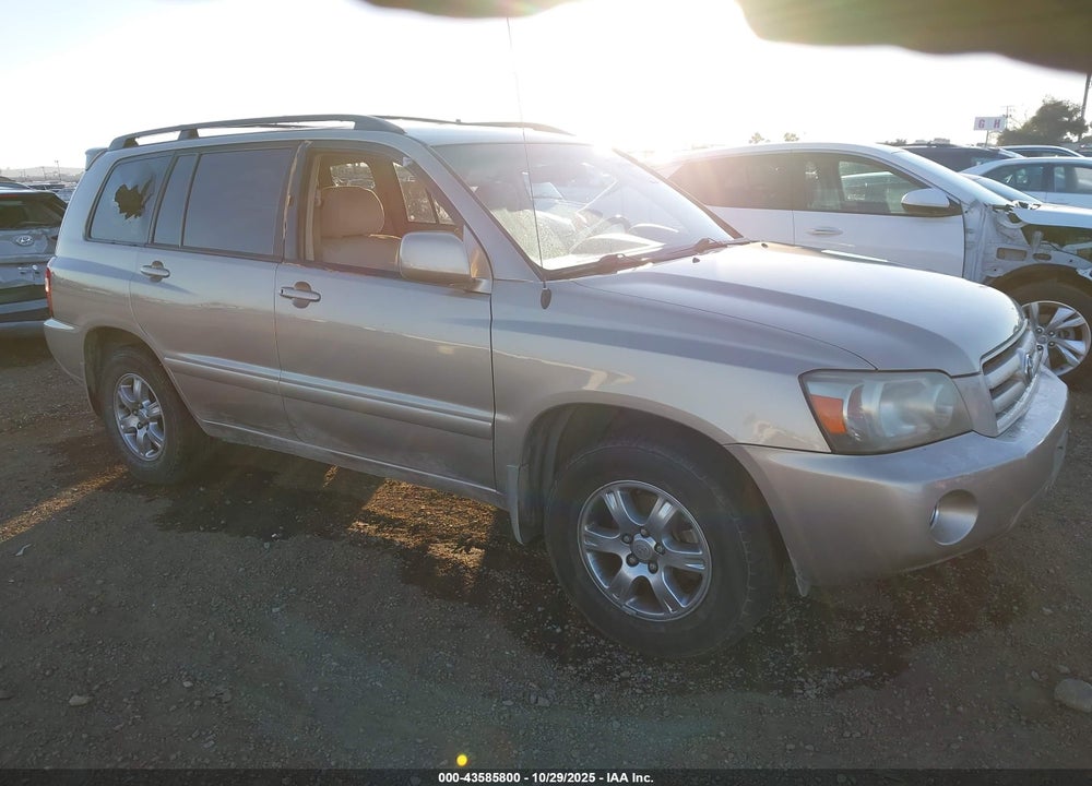 2005 TOYOTA HIGHLANDER V6 VIN: JTEGP21AX50050694