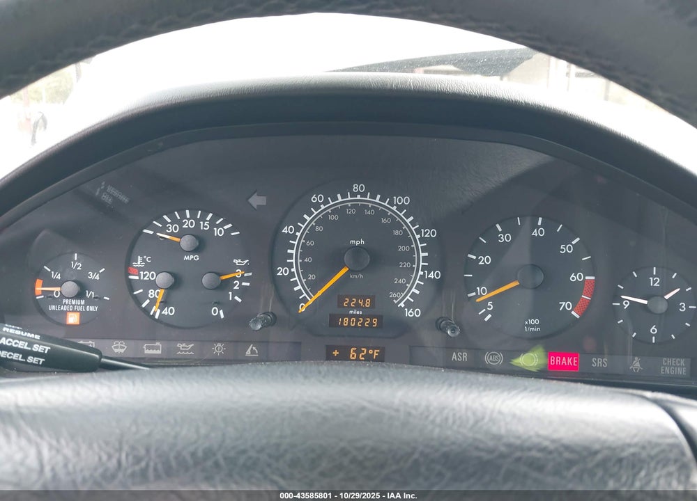 1997 MERCEDES-BENZ SL 500 VIN: WDBFA67F5VF148703