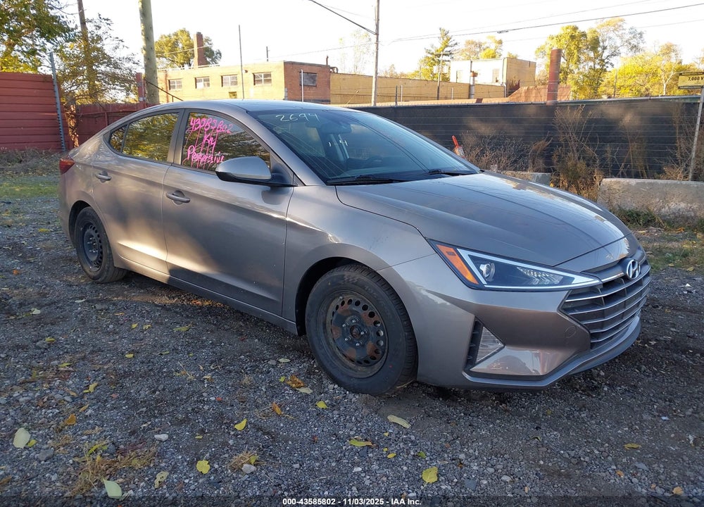 2020 HYUNDAI ELANTRA SE VIN: KMHD74LF3LU072694