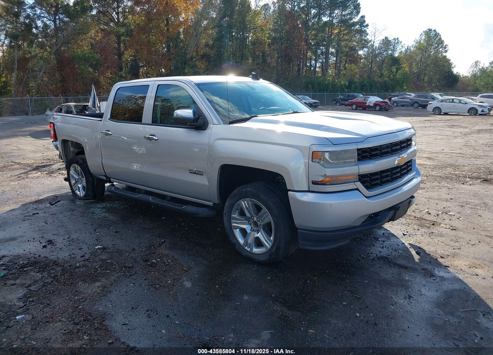 2018 CHEVROLET SILVERADO 1500 CUSTOM VIN: 3GCUKPECXJG324495