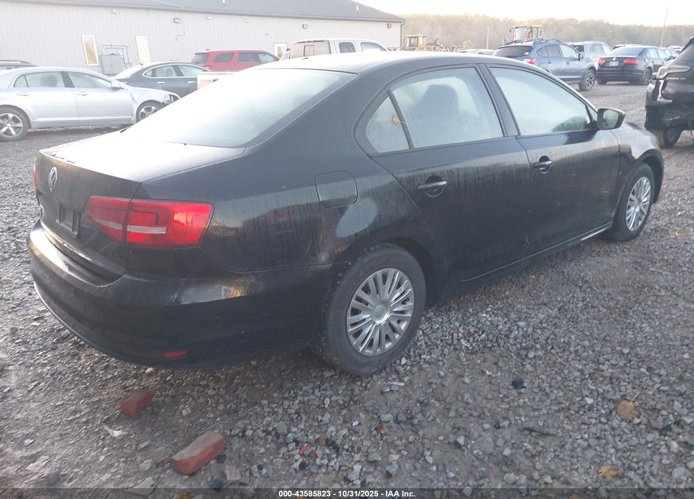 2015 VOLKSWAGEN JETTA 2.0L S VIN: 3VW2K7AJ0FM284297