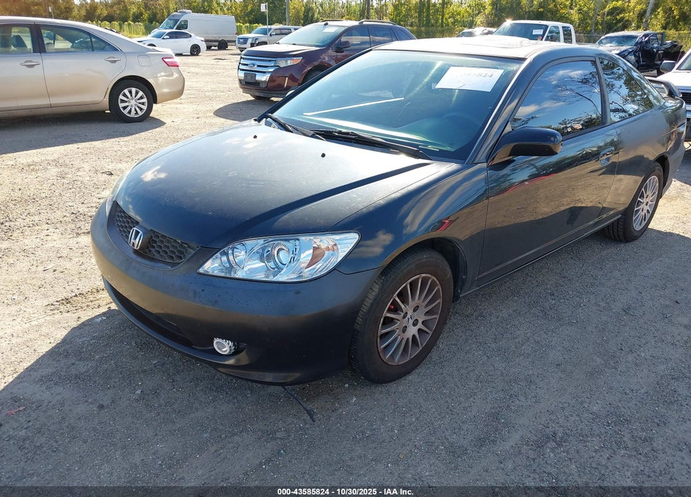 2005 HONDA CIVIC EX VIN: 1HGEM22985L008937