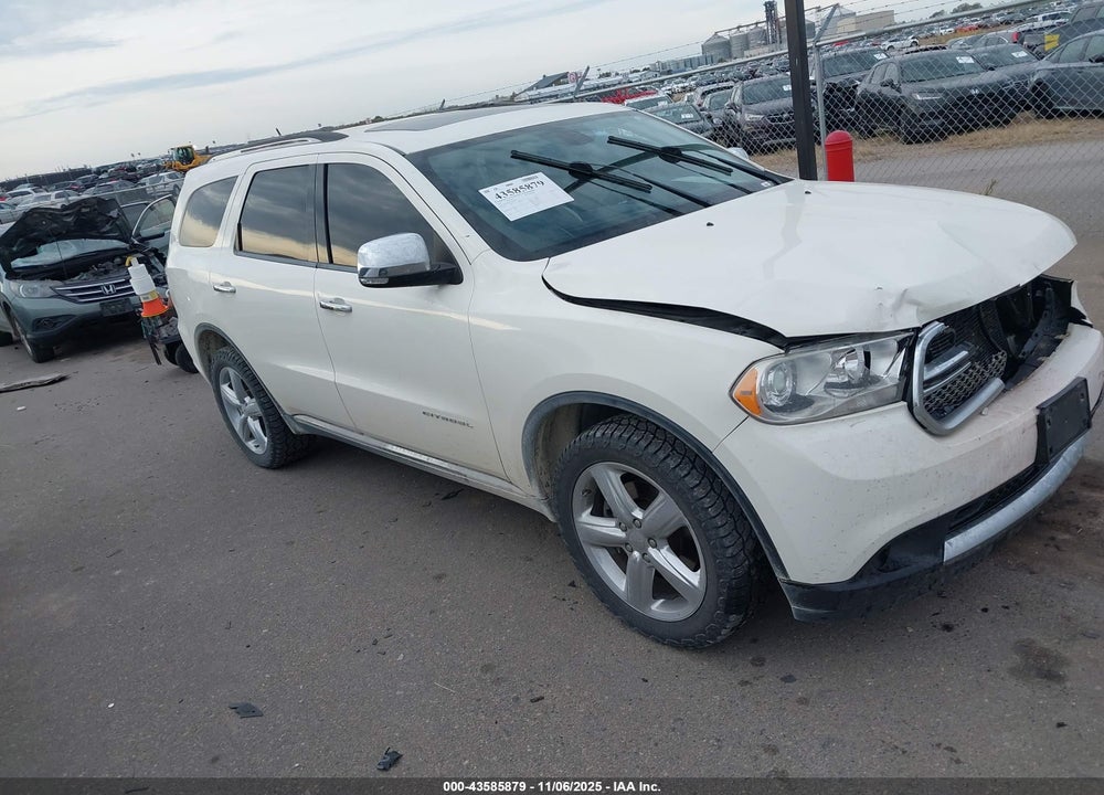 2012 DODGE DURANGO CITADEL VIN: 1C4SDJET6CC286266