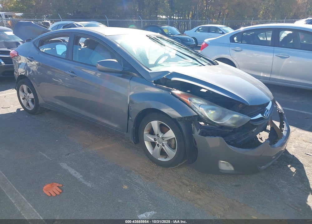 2013 HYUNDAI ELANTRA GLS VIN: 5NPDH4AE5DH282186